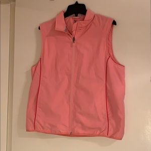 Pink Wind Breaker Vest Size L